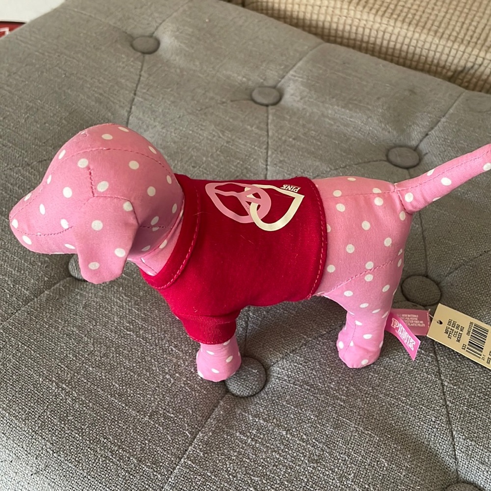 PINK Victoria’s secret dog with tag